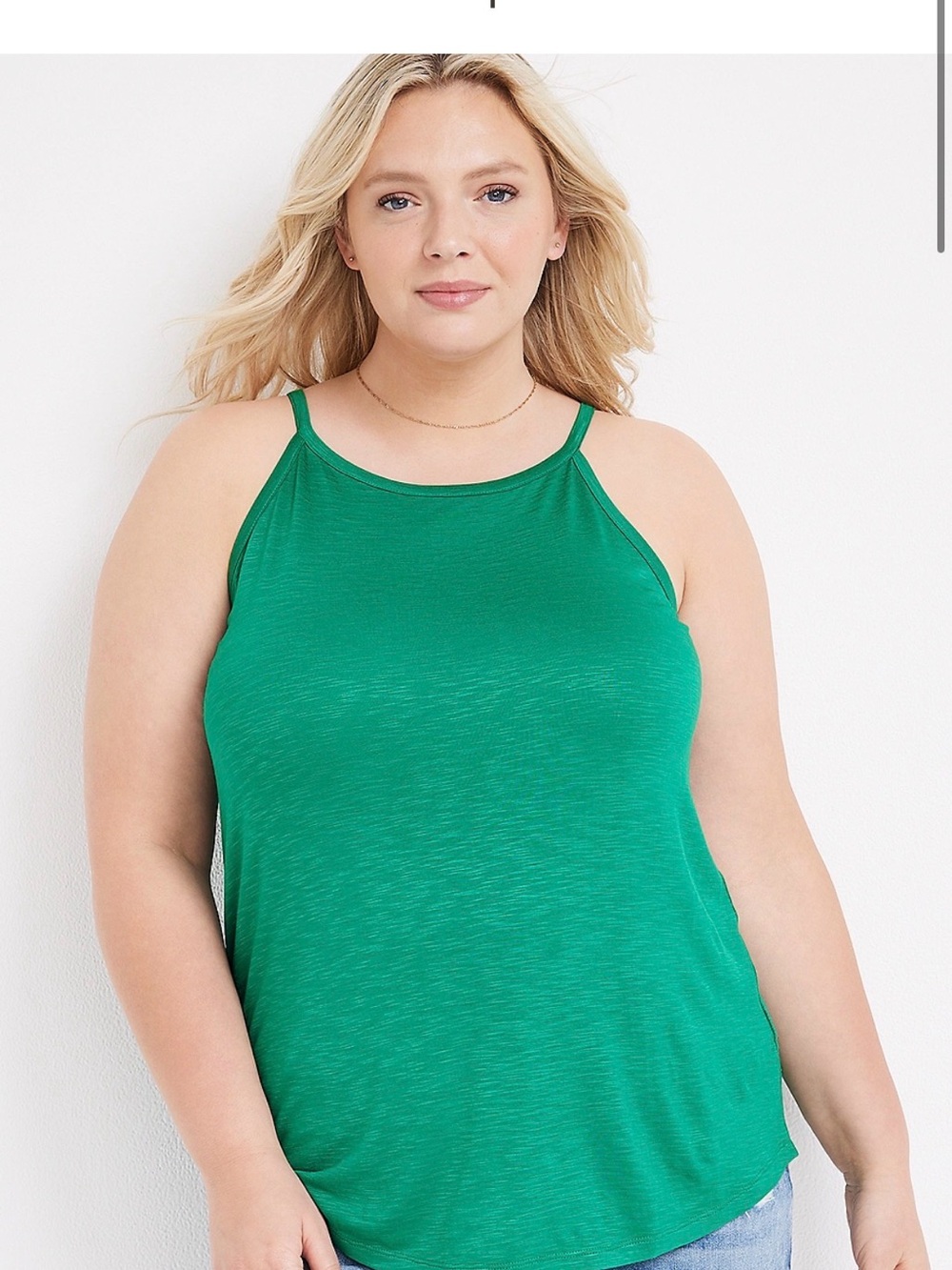 NWT Maurices Green High Neck Tank